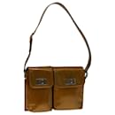 GUCCI Shoulder Bag Patent leather Bronze 001 1817 auth 68367 - Gucci