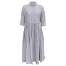 Casey Casey Blue / White Pinstriped Shirt Dress - Autre Marque