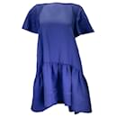 Kalita – Blaues Swing-Kleid mit offenem Rücken - Autre Marque