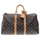 Portaoggetti con monogramma Louis Vuitton marrone 45 Borsa da viaggio