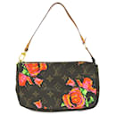 Multicolor Louis Vuitton x Stephen Sprouse Monogram Roses Pochette Accessoires Shoulder Bag