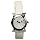 Silver Hermes Quartz Stainless Steel Heure H Ronde Watch - Hermès