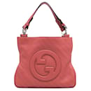 Bolso satchel Blondie pequeño de Gucci rosa