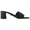 Meduse 95-Tages-Slipper - Versace - Canvas - Schwarz