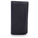 Black Taiga Leather Long Brazza Continental Wallet - Louis Vuitton