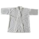 Veste Kimono ou sur chemise Japonaise  blanc T. L- XL - unisexe - Autre Marque