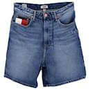 Shorts jeans de algodão reciclado feminino Mom Fit - Tommy Hilfiger