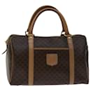 CELINE Macadam Canvas Hand Bag PVC Brown Auth 67609 - Céline
