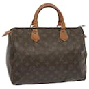 Louis Vuitton Monogram Speedy 30 Hand Bag M41526 LV Auth yk11207
