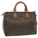 Louis Vuitton Monogram Speedy 30 Borsa a mano M41526 LV Auth yk11207