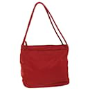 PRADA Hand Bag Nylon Red Auth 67974 - Prada