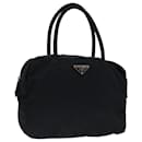 PRADA Hand Bag Nylon Black Auth fm3215 - Prada