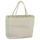 PRADA Hand Bag Nylon White Auth 67984 - Prada