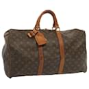 Louis Vuitton Monogram Keepall 50 Boston Bag M41426 LV Auth 66107