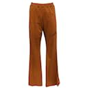 Marni Orange / Pantalon de survêtement en maille à carreaux noir - Autre Marque