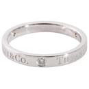 TIFFANY & CO. T&Co.® 3 Anello a fascia con diamanti in platino 07 ctw - Tiffany & Co