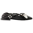 AJ928 Sandalen - Toga Pulla - Leder - Schwarz