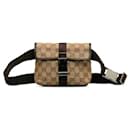 GG Canvas Buckle Belt Bag  131236 - Gucci