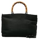 Nylon Bamboo Top Handle Bag  002 2058 - Gucci