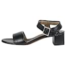 Black leather slingback sandals - size EU 37 - Marni