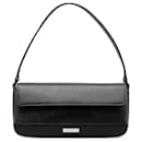 Burberry Black Leather Schultertasche