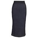 Dolce & Gabbana Pencil Midi Skirt in Blue Denim