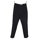 Christian Dior Trousers in Navy Blue Cotton