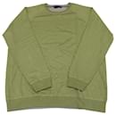 Loro Piana Melange Sweater in Green Silk