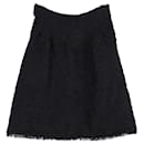 Christian Dior A-Line Skirt in Black Wool