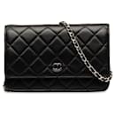CC Quilted Leather Single Flap Bag - Chanel