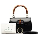 Leather Bamboo Top Handle Bag 000 01 0633 - Gucci