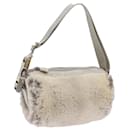 CHANEL Shoulder Bag Mouton White CC Auth bs12467 - Chanel