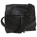 PRADA Shoulder Bag Leather Black Auth ep3608 - Prada