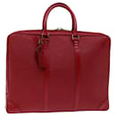 LOUIS VUITTON Epi Porte Documents Voyage Business Bag Rosso M54477 LV Auth bs12530 - Louis Vuitton
