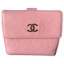 CHANEL portefeuille bifold Camelia - Chanel