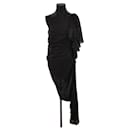 Robe asymétrique noir - Roberto Cavalli