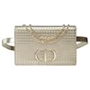 Dior-Tasche 30 Montaigne in goldenem Leder - 101777