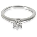 TIFFANY & CO. Bague de fiançailles diamant en platine D VVS2 0.36 ctw - Tiffany & Co