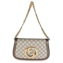 Gucci Beige GG Supreme Canvas Blondie Shoulder Bag