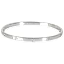 Bracelet love cartier fin, 10 Losanges (OR BLANC) - Cartier