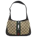 Gucci Brown GG Canvas Web Jackie