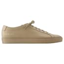 Original Achilles Low Sneakers - COMMON PROJECTS - Leder - Kaffee - Autre Marque