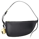 Shield Sling Mini Shoulder Bag - Burberry - Leather - Black
