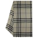 Check Scarf - Burberry - Wool - Neutral