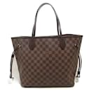 Louis Vuitton Damier Ebene Neverfull MM  Canvas Tote Bag N51105 in Excellent condition