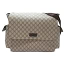 GG Supreme Diaper Bag  211131KGDIG8588 - Gucci