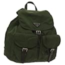 PRADA Backpack Nylon Khaki Auth 68473 - Prada