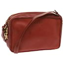LOEWE Shoulder Bag Leather Red Auth ep3619 - Loewe