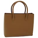 CELINE Hand Bag Leather Brown Auth yk11115 - Céline