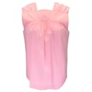 Marni Pink Sleeveless Cotton Top - Autre Marque